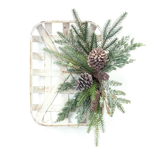 20.5" Pinecone Wood Wall Hanging By Melrose | Michaels®